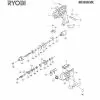 Ryobi BD1020CVR Spare Parts List Type: 1000013660
